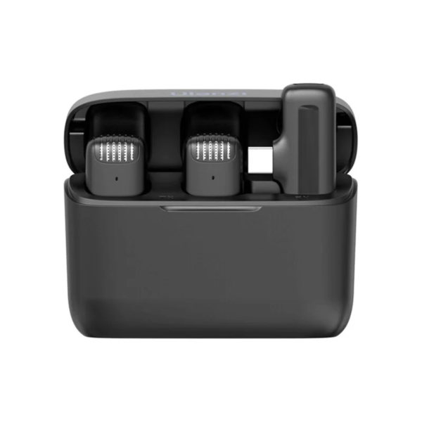 Ulanzi J12 Wireless Lavalier Mic – Dual Channel for iPhone/Android